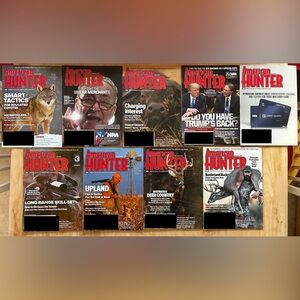 American Hunter Magazine Lot of 11, January to May 2017, July to Dec 2017